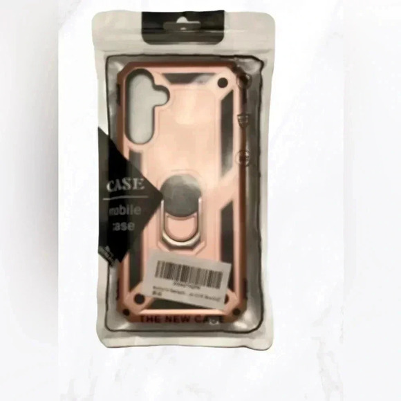 New Case protector pink rotate  ring hard heavy duty case Samsung Galaxy A13 5G - Picture 2 of 2